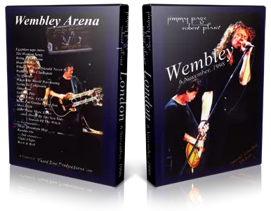 Artwork Cover of Jimmy Page and Robert Plant 1998-11-06 DVD London Audience