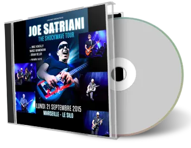 Artwork Cover of Joe Satriani 2015-09-21 CD Marseille Audience