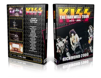 Artwork Cover of KISS 2000-06-06 DVD Richmond  Audience