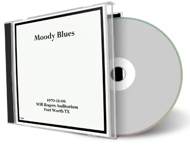Artwork Cover of Moody Blues 1970-12-06 CD Fort Worth Audience