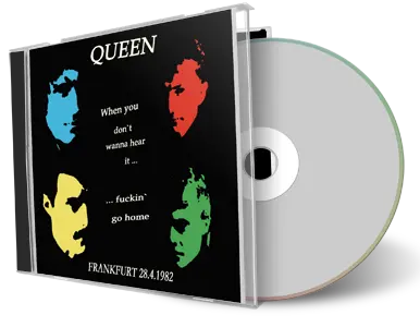 Artwork Cover of Queen 1982-04-28 CD Frankfurt Audience