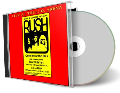 Artwork Cover of Rush 1980-02-16 CD Dayton Audience