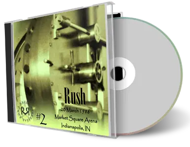 Artwork Cover of Rush 1986-03-20 CD Indianapolis Audience