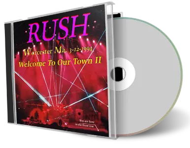 Artwork Cover of Rush 1994-03-12 CD Worcester Audience