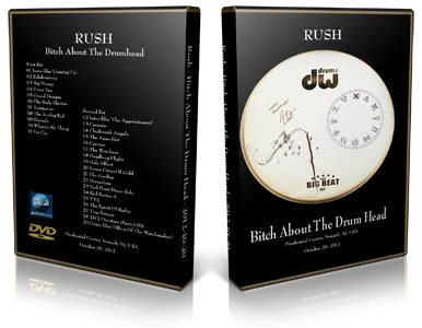 Artwork Cover of Rush 2012-10-20 DVD Newark Audience