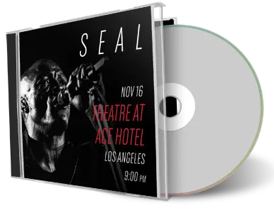 Artwork Cover of Seal 2015-11-16 CD Los Angeles Audience