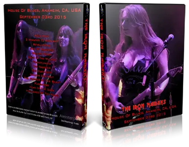 Artwork Cover of The Iron Maidens 2015-09-03 DVD Anaheim Audience