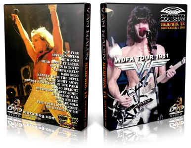 Artwork Cover of Van Halen 1981-09-01 DVD Memphis Audience
