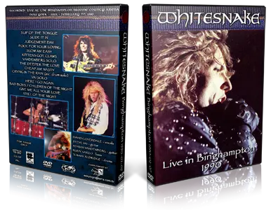 Artwork Cover of Whitesnake 1990-02-07 DVD Binghamton Audience