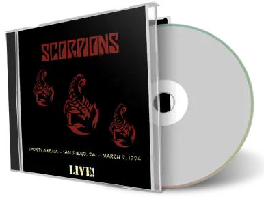 Front cover artwork of Scorpions 1994-09-03 CD San Diego Audience