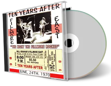 Front cover artwork of Ten Years After 1970-06-24 CD New York Audience