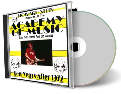 Front cover artwork of Ten Years After Compilation CD New York City 1972 Audience