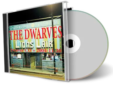 Front cover artwork of The Dwarves 2004-11-20 CD Denver Audience