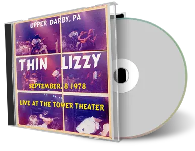 Front cover artwork of Thin Lizzy 1978-09-08 CD Upper Darby Audience