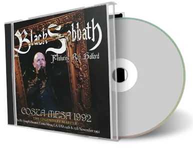 Front cover artwork of Black Sabbath Compilation CD Costa Mesa 1992 Audience