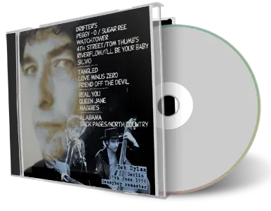 Front cover artwork of Bob Dylan 1996-06-17 CD Berlin Audience