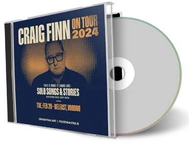 Front cover artwork of Craig Finn 2024-02-20 CD Belfast Audience