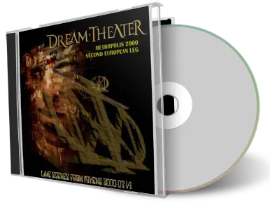 Front cover artwork of Dream Theater 2000-07-14 CD Athens Audience