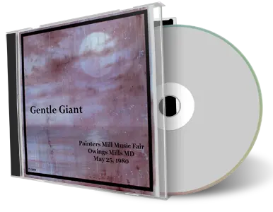 Front cover artwork of Gentle Giant 1980-05-25 CD Owings Mills Audience