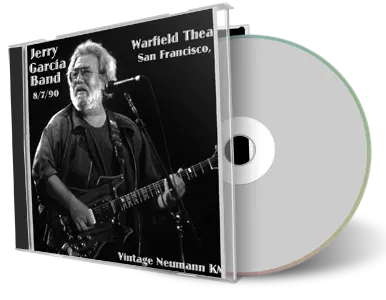 Front cover artwork of Jerry Garcia Band 1990-08-07 CD San Francisco Audience