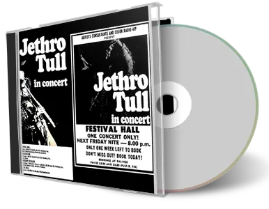 Front cover artwork of Jethro Tull Compilation CD Australian Tour 1972 Audience