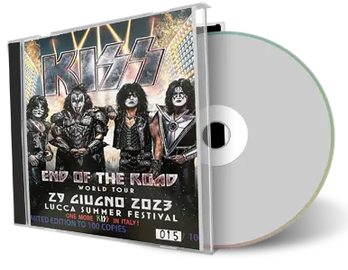 Front cover artwork of Kiss 2023-07-29 CD Lucca Audience