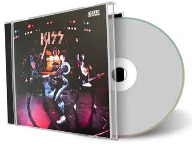 Front cover artwork of Kiss Compilation CD Alive Outtakes Soundboard