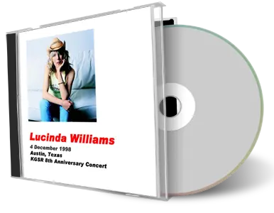 Front cover artwork of Lucinda Williams 1998-12-04 CD Kgsr Anniversary Soundboard