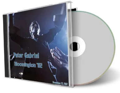 Front cover artwork of Peter Gabriel 1982-11-21 CD Bloomington Audience