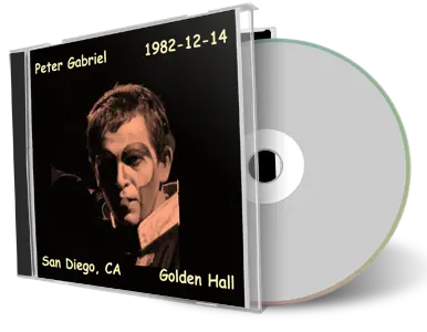 Front cover artwork of Peter Gabriel 1982-12-14 CD San Diego Audience