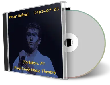 Front cover artwork of Peter Gabriel 1983-07-31 CD Clarkston Audience