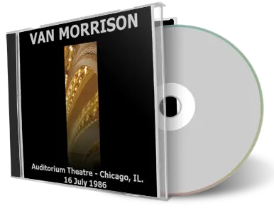 Front cover artwork of Van Morrison 1986-07-16 CD Chicago Audience