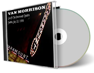 Front cover artwork of Van Morrison 1986-07-22 CD Seattle Audience