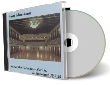 Front cover artwork of Van Morrison 1986-09-19 CD Zurich Audience