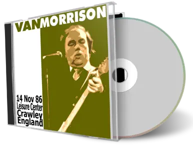 Front cover artwork of Van Morrison 1986-11-14 CD Crawley Audience