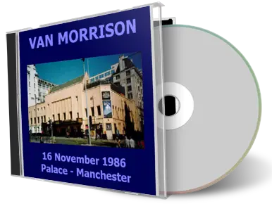 Front cover artwork of Van Morrison 1986-11-16 CD Manchester Audience