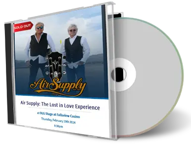 Front cover artwork of Air Supply 2024-02-29 CD Niagara Falls Audience