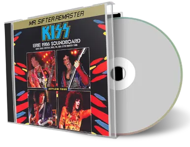 Front cover artwork of Kiss 1986-03-27 CD Erie Soundboard