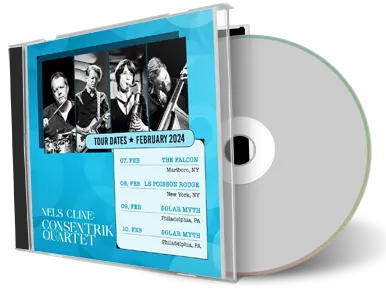 Front cover artwork of Nels Cline Concentrik Quartet 2024-02-10 CD Philadelphia Audience