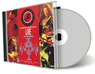 Front cover artwork of Queensryche Compilation CD Operation Livecrime November 1991 Soundboard