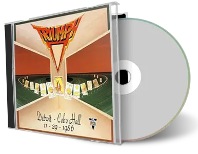 Front cover artwork of Triumph 1986-11-29 CD Detroit Soundboard