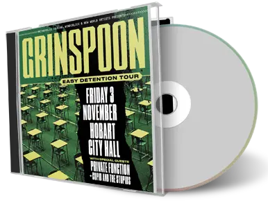Front cover artwork of Grinspoon 2023-11-03 CD Tasmania Audience