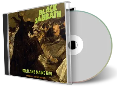 Front cover artwork of Black Sabbath 1970-11-07 CD Portland Audience