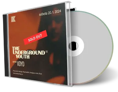 Front cover artwork of Underground Youth 2024-01-20 CD Brno Audience