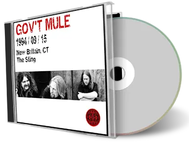 Front cover artwork of Govt Mule 1994-09-15 CD New Britain Soundboard
