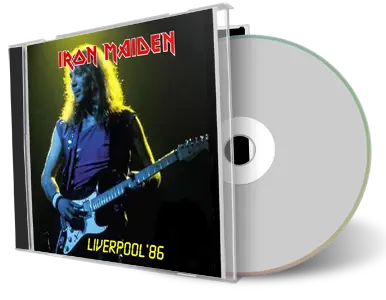 Front cover artwork of Iron Maiden 1986-10-12 CD Liverpool Audience