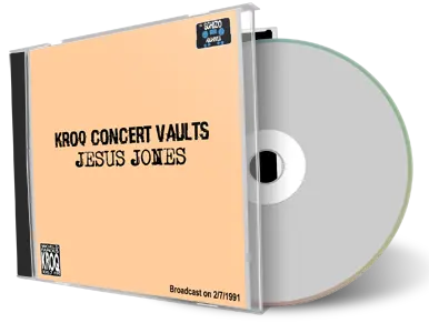 Front cover artwork of Jesus Jones 1990-06-22 CD Glastonbury Festival Soundboard