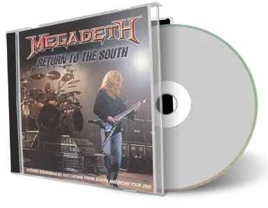 Front cover artwork of Megadeth Compilation CD Return To The South Soundboard