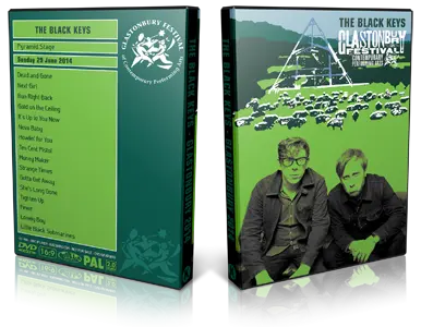 Artwork Cover of Black Keys 2014-06-29 DVD Glastonbury Festival Proshot
