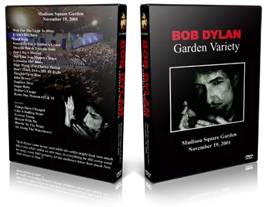 Artwork Cover of Bob Dylan 2001-11-19 DVD New York Audience